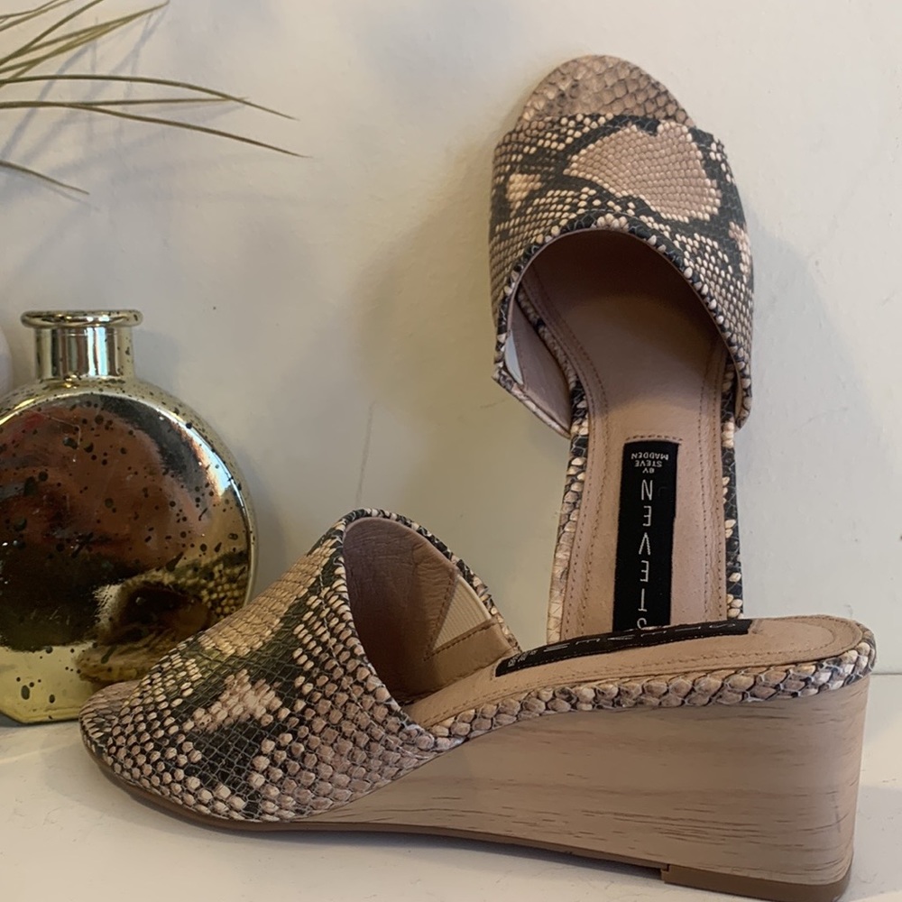 Steven By Steve Madden Snack Print Wedge - image 4